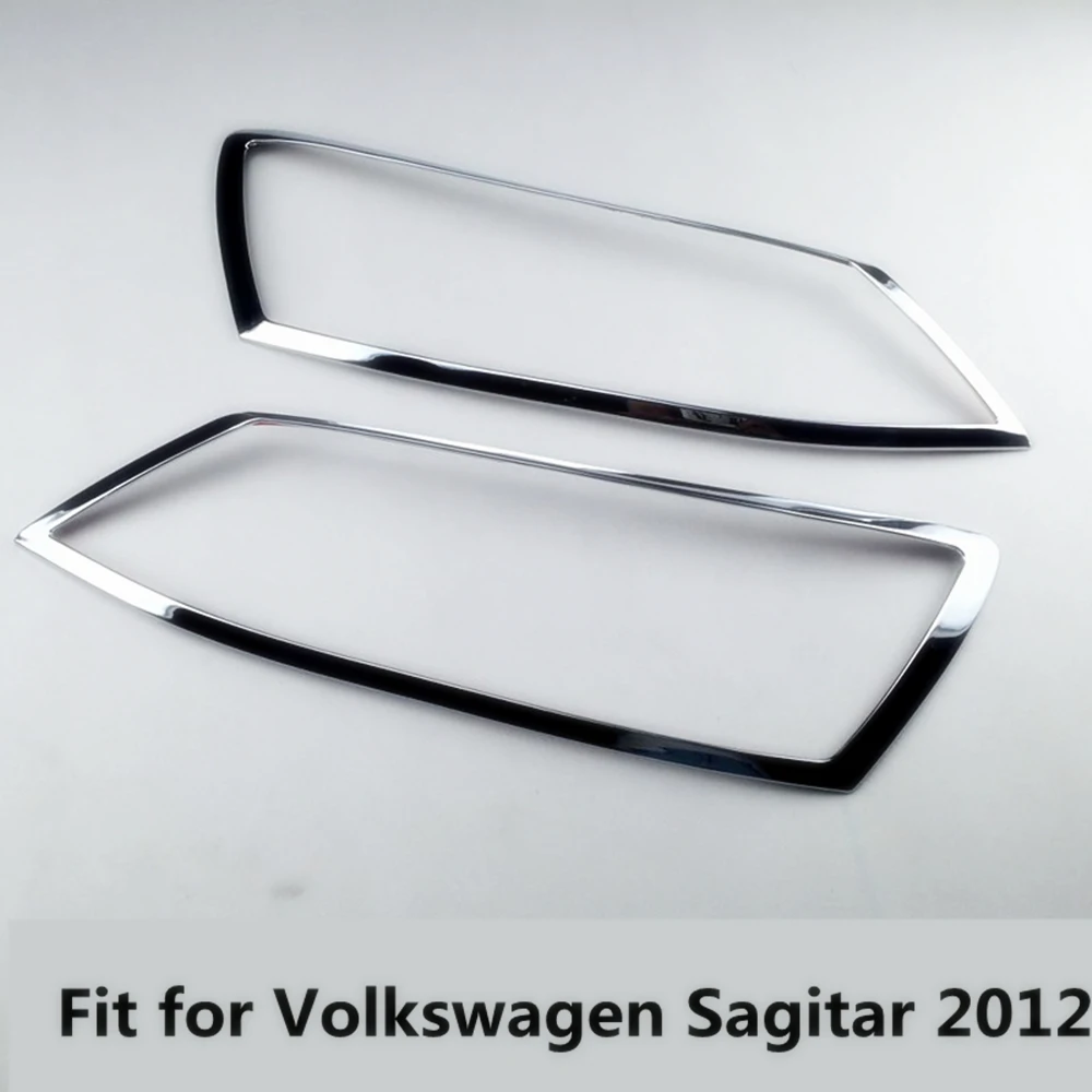 Для Volkswagen Sagitar 2012 автомобиля Глава Передняя лампа рамка отделкой 2
