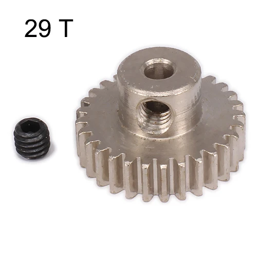 29T Зубчатые зубья шестерни HSP 1:10 18T 19T 20T 21T 22T 23T 24T 25T 26T 29T для радиоуправляемого автомобиля 0,6 апертура 3,2 мм части HPI Hi speed Axial - Цвет: 29T