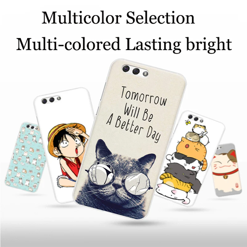 

2PCS For ASUS Zenfone 4 case CUTE cartoon Soft shell 2017 For ASUS Zenfone4 case For ASUS Zenfone ZE554KL Phone cover back cases