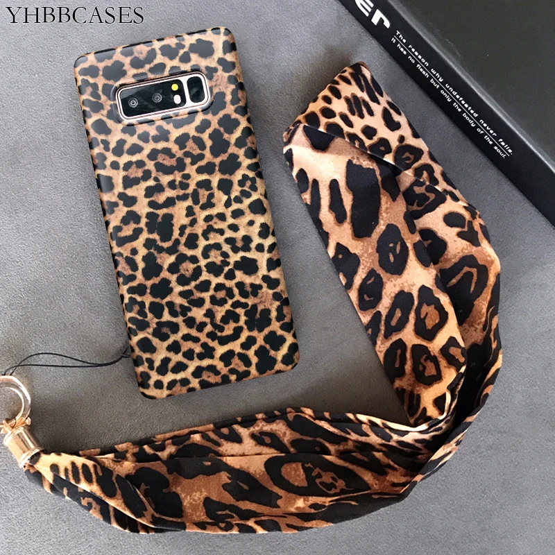 YHBBCASES ретро сексуальные леопардовые чехлы для телефонов Samsung Note 10 Plus 8 9 Galaxy S10 5G S8 S9
