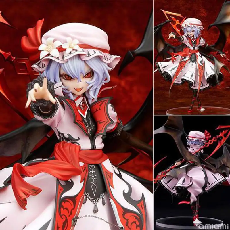 Аниме фигурки Remilia Scarlet Touhou Project ПВХ экшн коллекция моделей для девочек детей