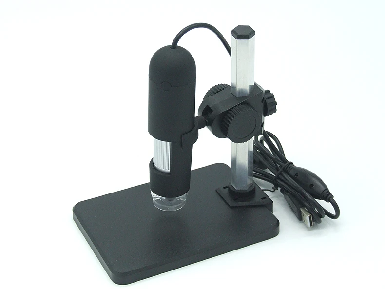 Portable USB Digital Microscope 1000X 8 LED 2MP Endoscope Magnifier Camera+Lift Stand+Calibration Ruler | Инструменты