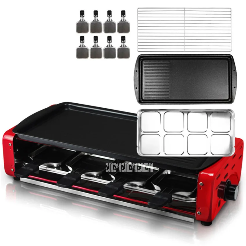 by a 1800w 220v household electric barbecue grill smokeless indoor electric grill large type barbecue stove 50hz for 3 8 people free global shipping