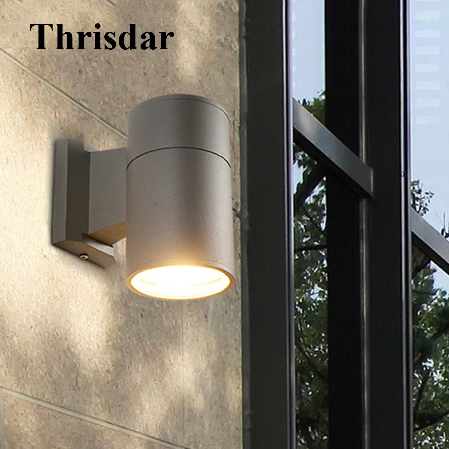 Thrisdar 3/6/12 Вт Водонепроницаемый светодиодный настенный светильник для крыльца
