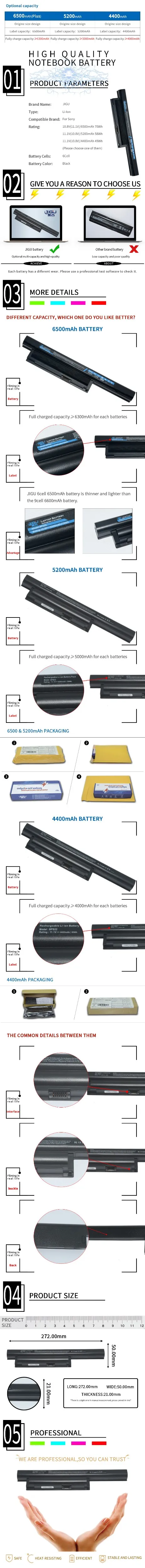 JIGU 6Cells Laptop Battery For Sony BPS22 VGP-BPS22 VGP-BPL22 VGP-BPS22A VGP-BPS22/A VAIO E Series