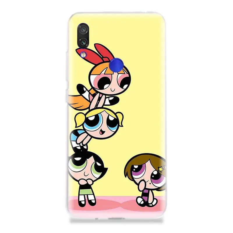 Чехол для телефона Powerpuff девочек Xiao mi Red S2 Y3 Y2 K20 Pro Note 7 S 6 5 4 4X Pocophone F1 9 8 A2 Lite Coque