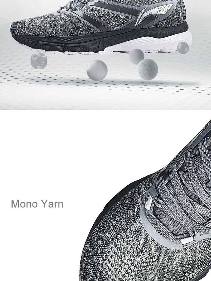 Li-Ning/мужские беговые кроссовки FURIOUS RIDER, дышащие кроссовки с подкладкой из монопряжи, устойчивые спортивные кроссовки ARZN003 XYP774