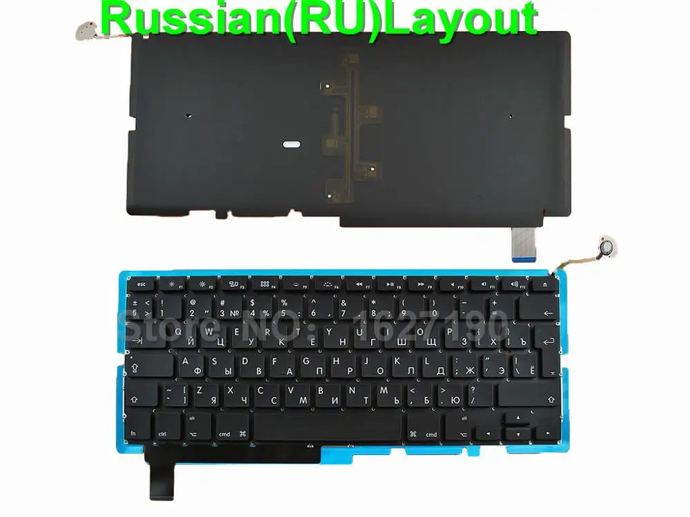 Новая русская клавиатура для APPLE Macbook Pro A1286 черная с подсветкой | Компьютеры и офис