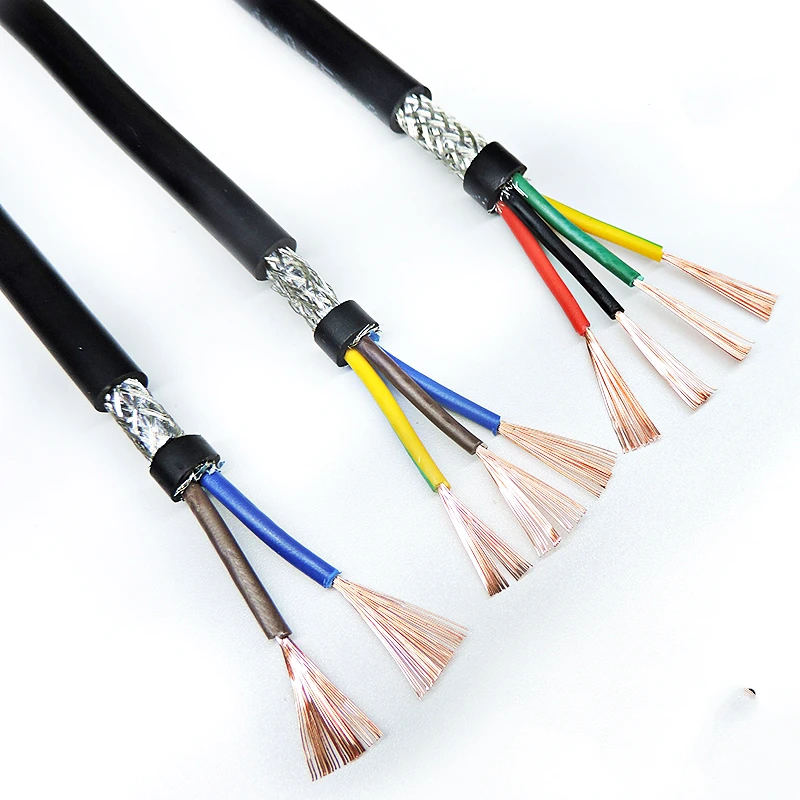 20AWG 2/3/4/5 жильный экранированный кабель 1 м чистой меди RVVP провод управления UL2547