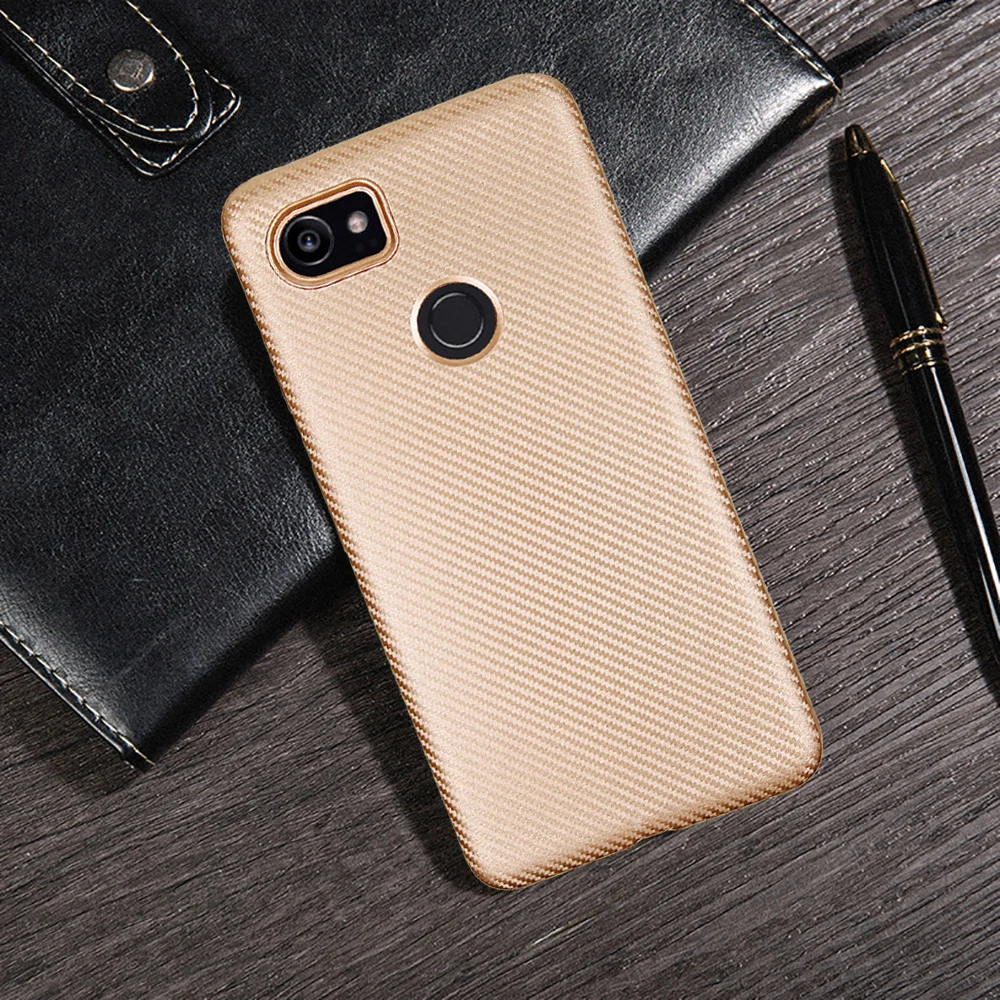 Мягкий чехол из углеродного волокна для телефона Google pixel 2XL ТПУ goodle mobile GM 5 plus и