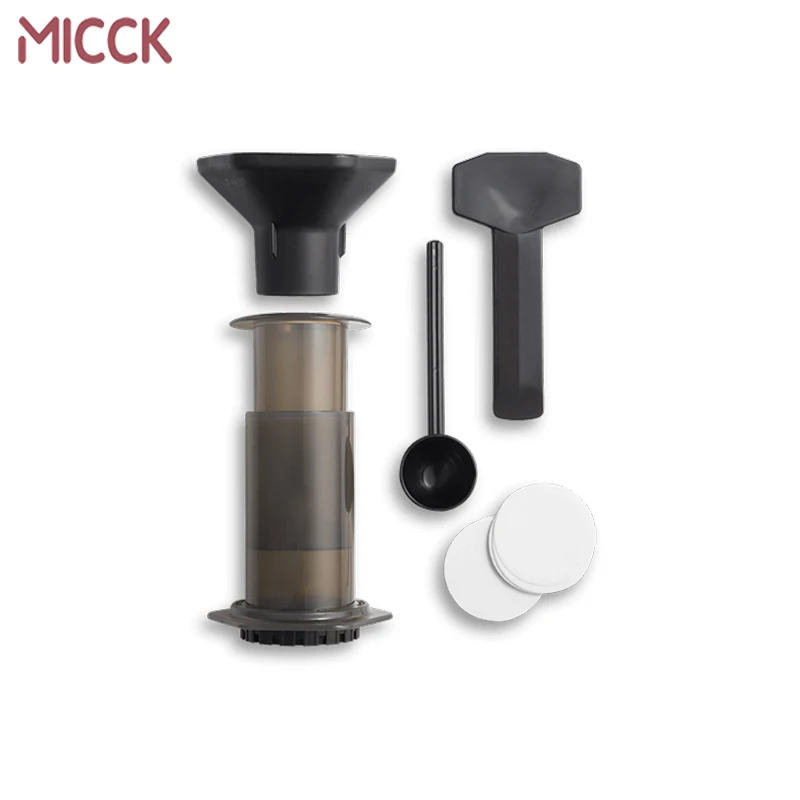Кофейная бутылка MICCK с фильтром многоразовая портативная кофеварка прессом для