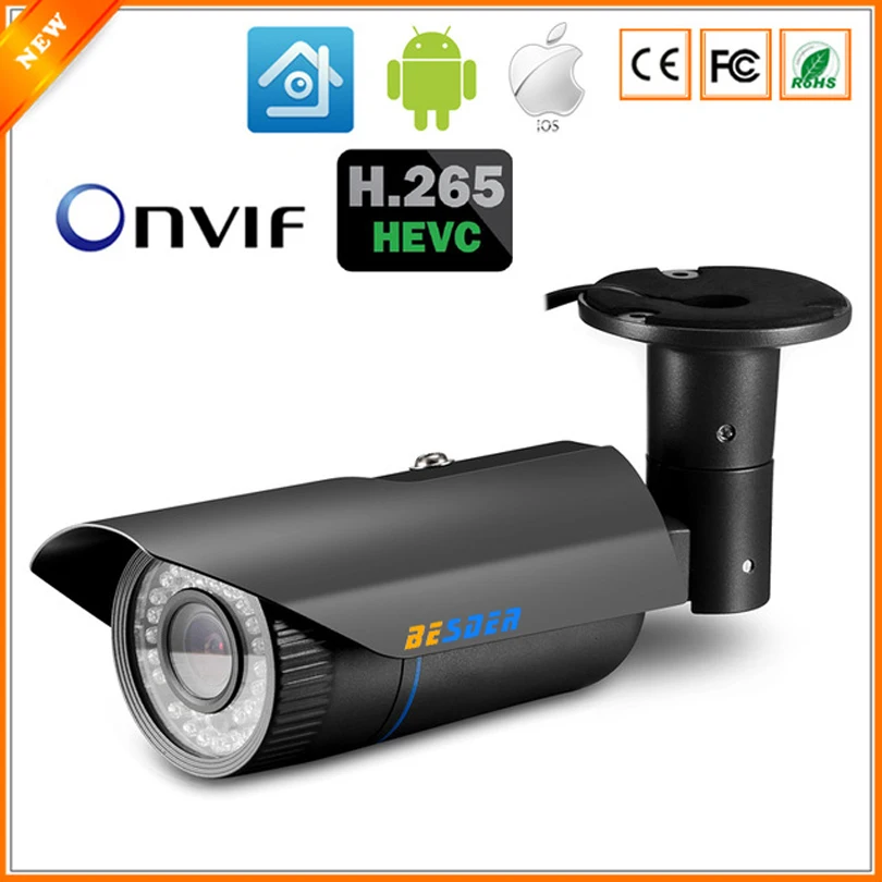 Автоматическая Zoom 4X Моторизованный объектив 2 8 мм 12 H.265 IP камера HI3516D 1/3 ''OV4689 4