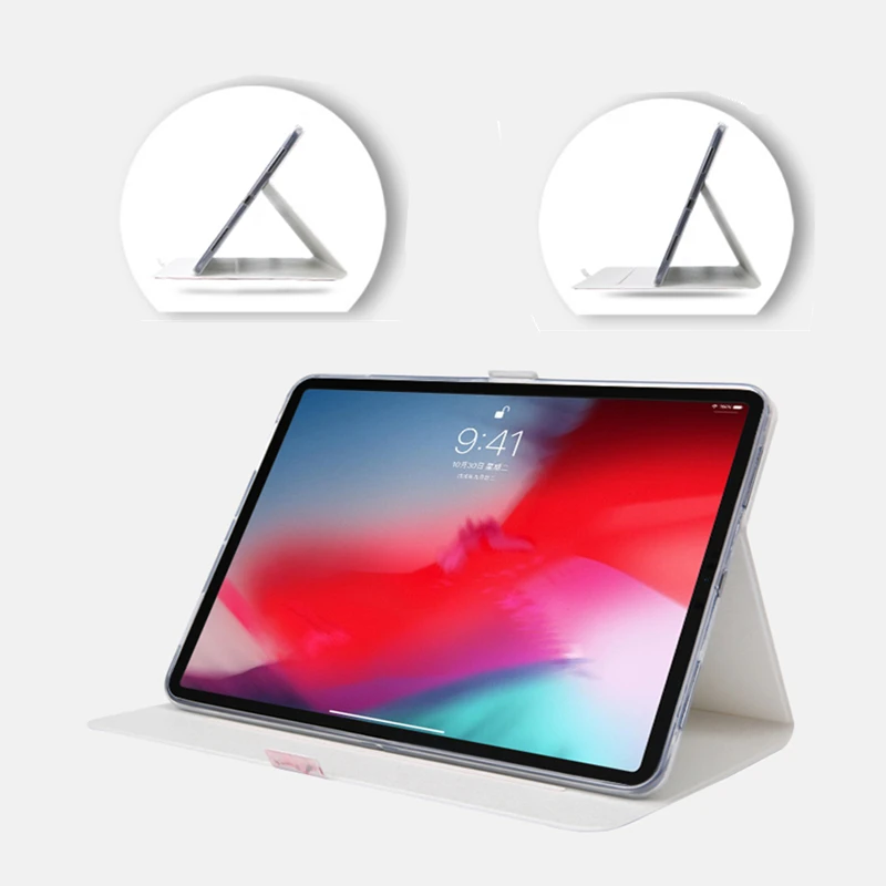 Для ipad pro 12 9 2018 чехол Мягкая подставка Pu Кожаные чехлы для Магнитный чехол|Чехлы