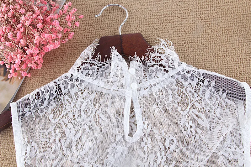 Sweater Blouse lace Collar crochet false detachable Stand False Accessaries Female Fake spring shirt collar |