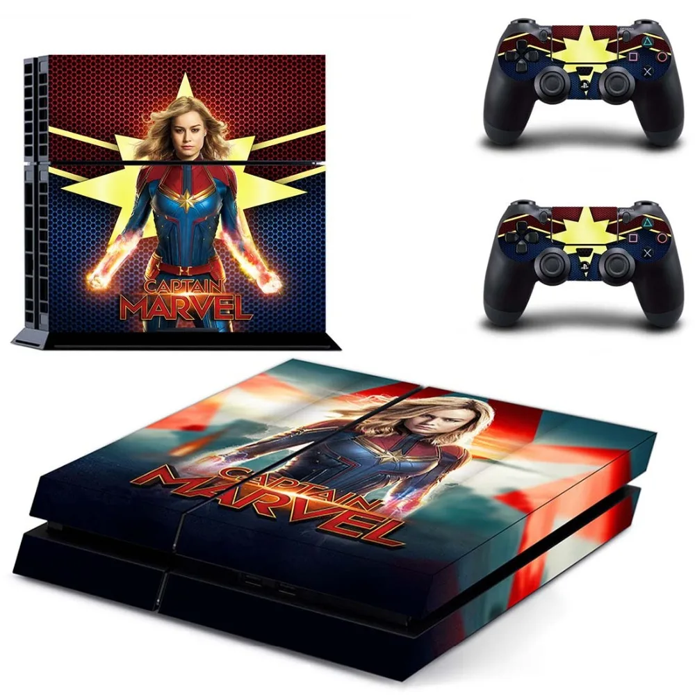 Наклейки Марвел Капитан play станция 4 кожа PS4 контроллер кожи pegatinas наклейка adesivo