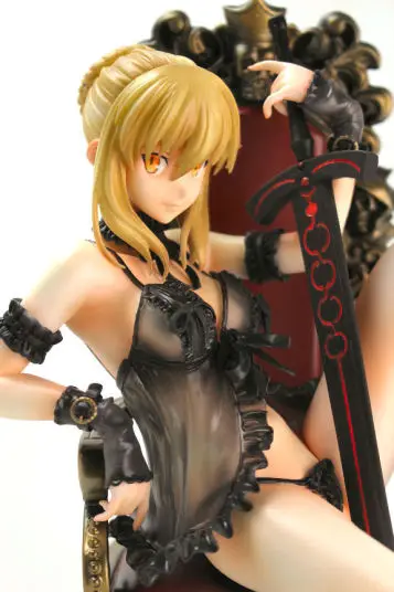 GK 1/7 черный Saber Fate/stay Night Неокрашенный модельная фигурка из смолы комплект|saber