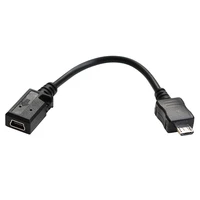 10cm micro usb male to mini usb 5pin female extension data charging adaptor convertor cable