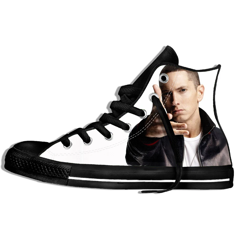 Eminem обувь Bad Meets Evil Rap Rock мужские кроссовки для мужчин Новые плимсоллы