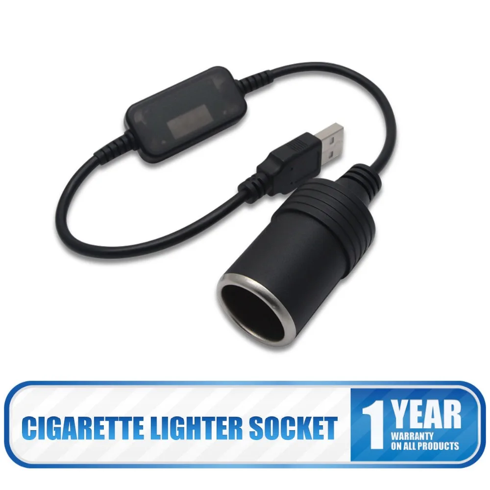 USB розетка для автомобильного прикуривателя Мощность Женский конвертер адаптер