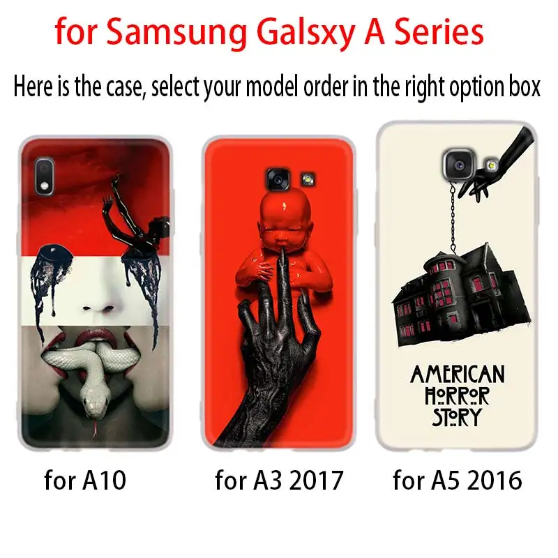 Американский страшный чехол для Samsung Galaxy A8 A6 Plus A9 A5 A3 A7 2018 2017 2016 A50 A30 A40 A70 A10 A2 CORE