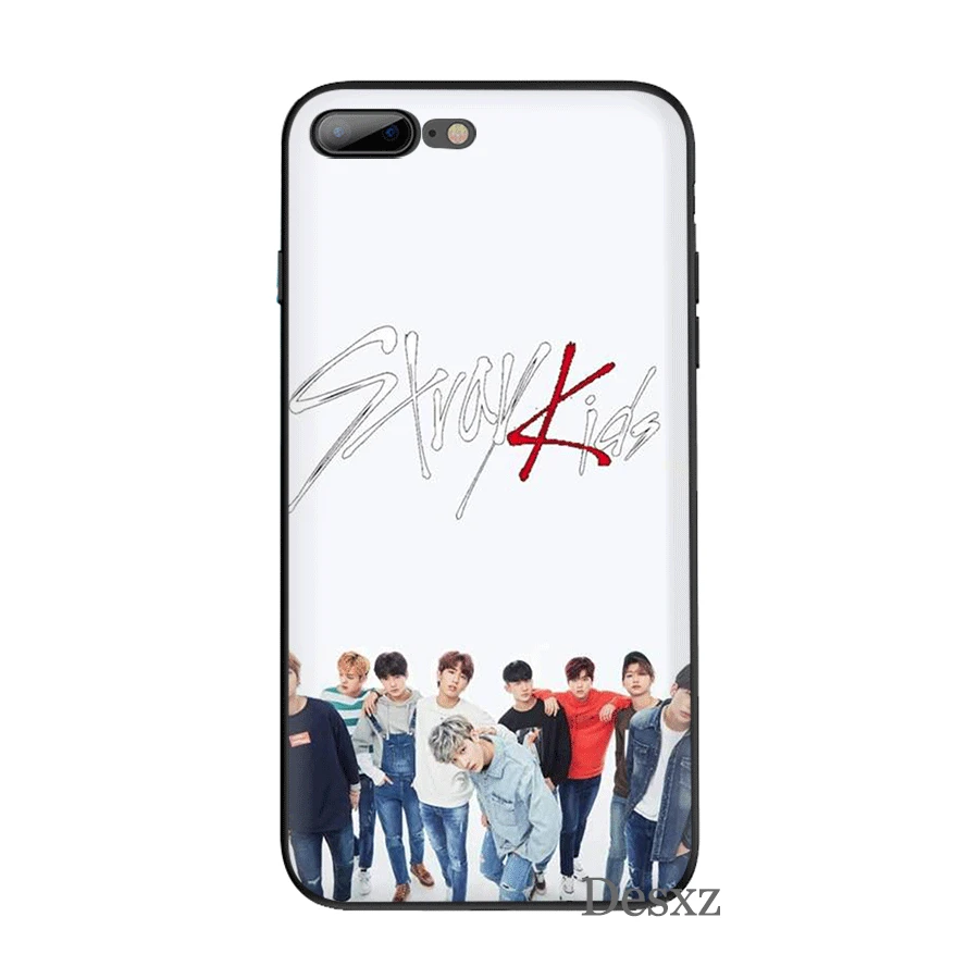 Silicone Tpu Phone Case Stray Kids KPop for iPhone 11 Pro X XS Max XR 6 6s 7 8 Plus 5 5s SE Protection Cover | Мобильные телефоны и