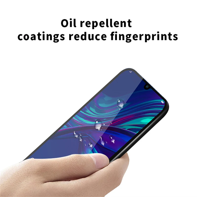 2 uds para Huawei Mate 30 Lite Protector de pantalla de vidrio cubierta de pegamento completo vidrio templado para Mate 30 Lite pel&iacute;cula Mate 30 Lite-2