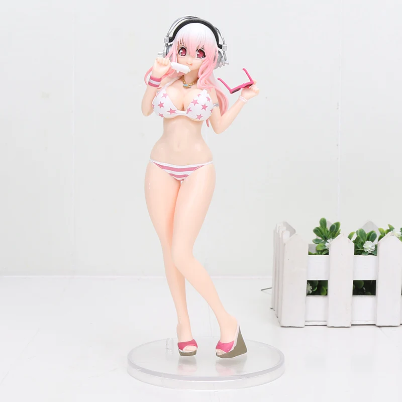 6879 bag Аниме supersonico фигурка школьная форма для девочек супер купальный костюм Sonico бикини Горячая Коллекционная модель игрушки куклы - Цвет: 6879 bag
