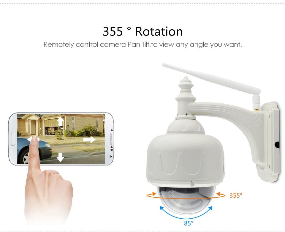 IP безопасность беспроводная WiFi наружная HD ip камера безопасности 720P Wifi