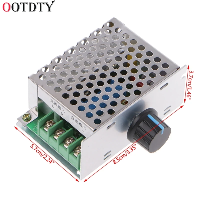 OOTDTY AC вход 220V DC Выход 10-210V ШИМ 220V DC щеточный регулятор скорости двигателя