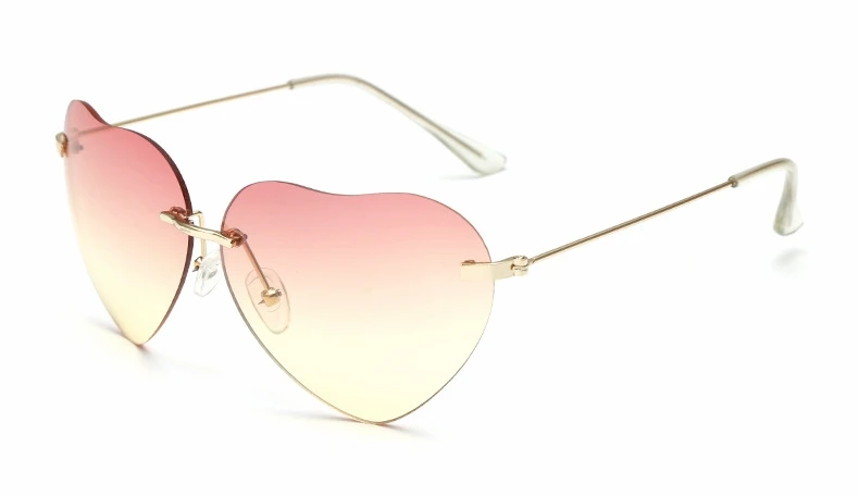 Мода Любовь Солнцезащитные Очки Женщин Бренд Дизайнер Gafas De Sol Форме Сердца