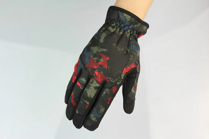 Camouflage red Новые военные перчатки мужские тактические перчатки камуфляж полный палец бойцовские перчатки противоскользящие термальные перчатки для пейнтбола m-xl - Цвет: Camouflage red