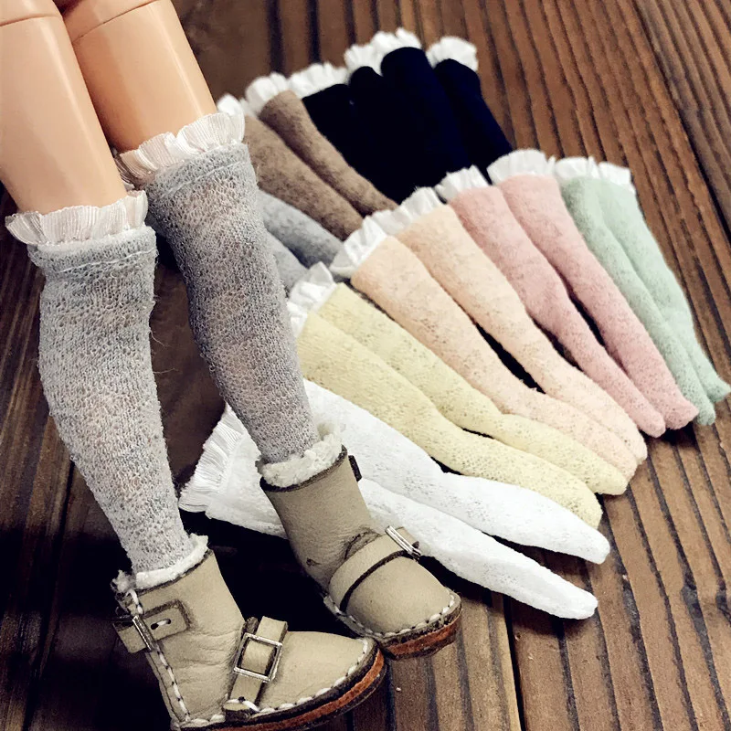 4 пары одежда Blyth модные носки кружевные чулки для кукол Licca Azone momoko Barbies 1/6|Куклы| |