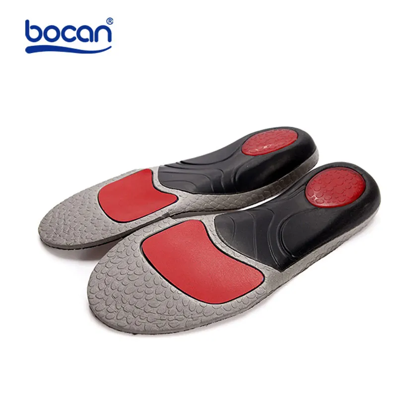 BOCAN Orthopedic insoles for flat foot orthopedic arch support man and women shoe insoles shock absorption insoles 6010