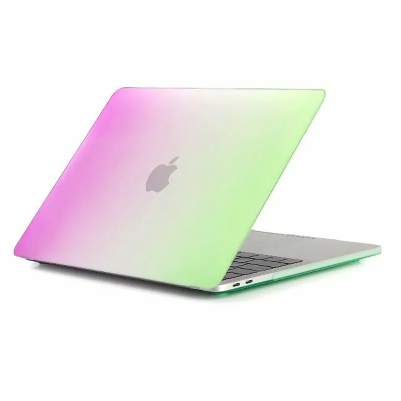 

Радужный чехол для ноутбука MacBook Pro 15,4 A1707/A1990 2019, жесткий противоударный чехол с защитой от царапин для MacBook A1707/A1990