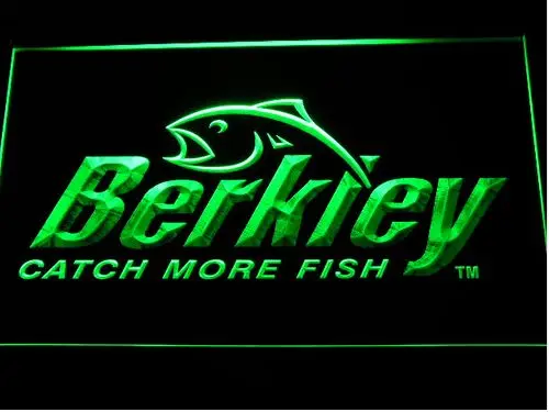 Berkley Рыбалка Логотип Бар Пиво Паб Клуб 3d вывески светодиодный ная неоновая