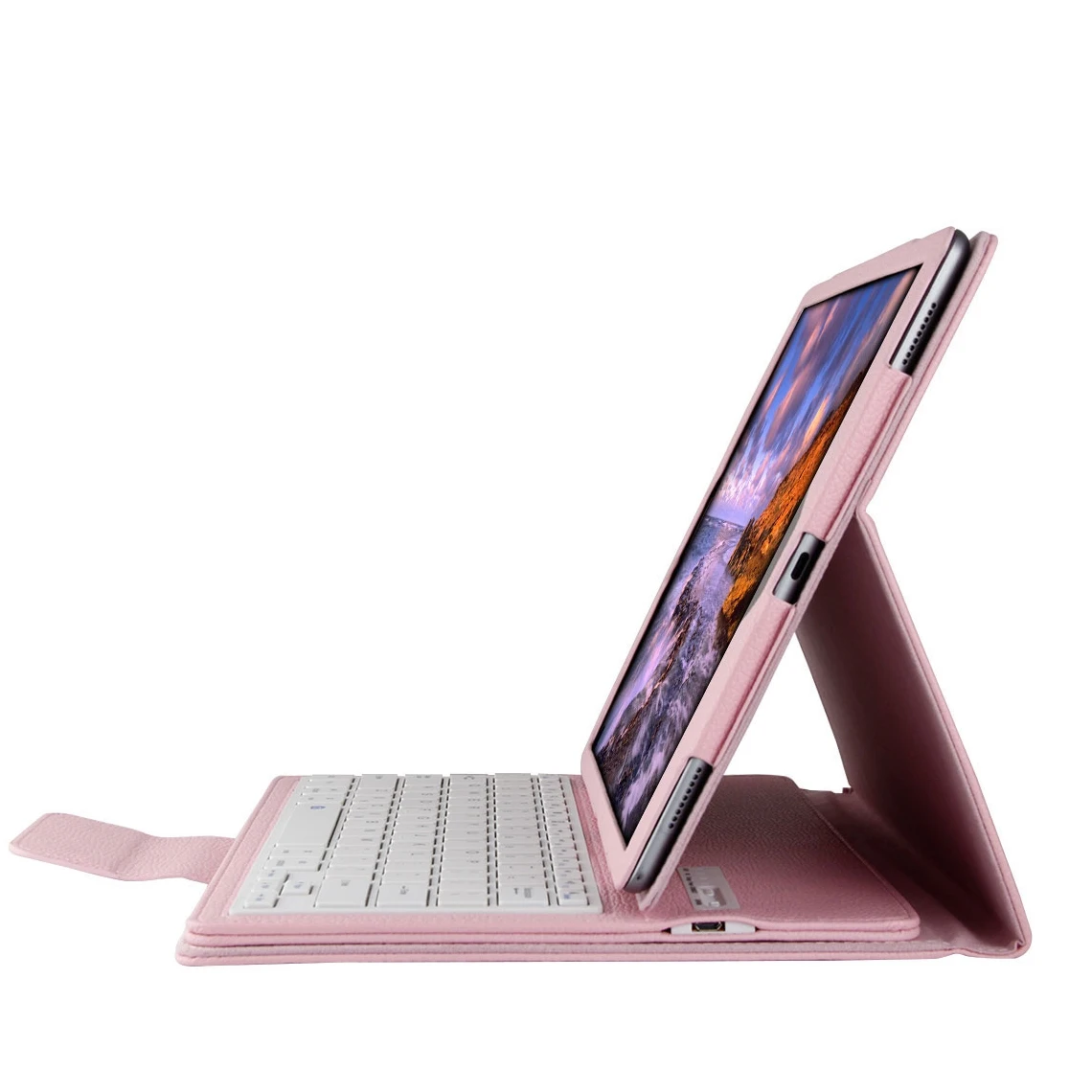 Беспроводная Bluetooth клавиатура для iPad Pro 12 9 дюйма (2015) кожаный чехол 2015 подставка