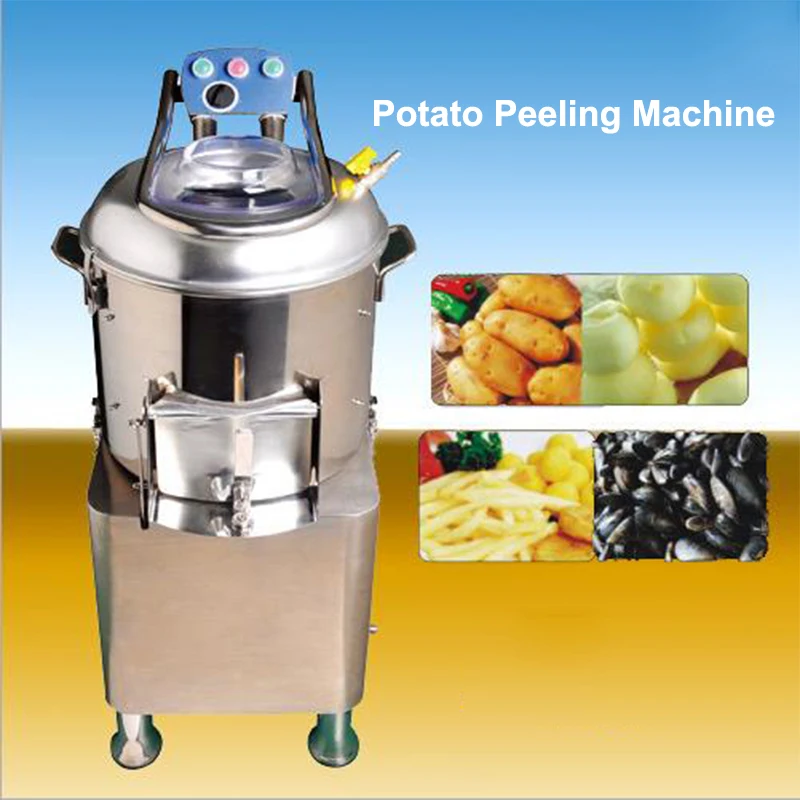 

Electric Peeler Potato/Taro Peeling Machine Seafood Cleaning Machine Seashell Cleaner HLP-20