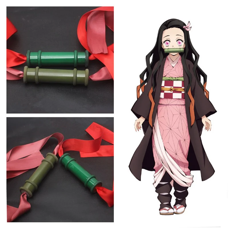 Аниме Demon Slayer: Kimetsu no Yaiba Kamado Nezuko Косплей Костюм на заказ Розовое Кимоно куртка