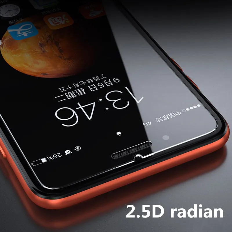 AIKASHI 2 шт. tempered glass 9 H для iphone X 8 4S 5 5S 5c SE 6 6s плюс 7 plus защита экрана Защитная пленка +