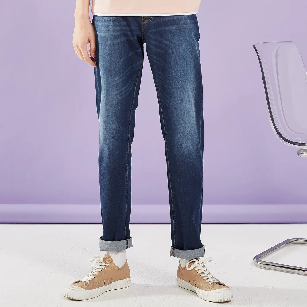 Metersbonwe прямые джинсы мужские летние новые повседневные Молодежные трендовые