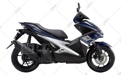 Мотоцикл автомобиль весь автомобиль цветок потянув Тело стикер для Yamaha NVX AEROX 155 - Цвет: Matte silver