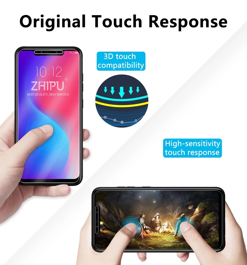 2 шт закаленное стекло для Lenovo S5 Pro протектор экрана 2.5D 9H Премиум Закаленное