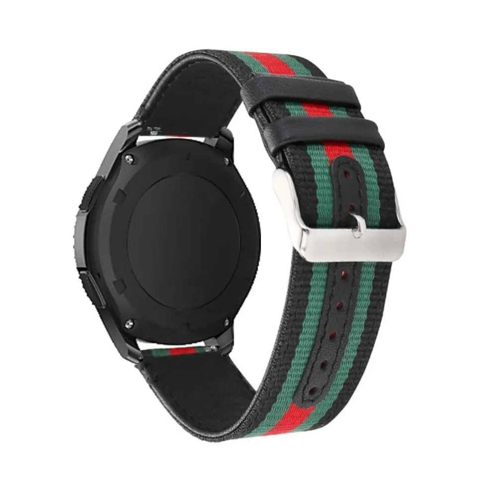 Нейлоновый ремешок для часов из натуральной кожи для Xiaomi Huami Amazfit Strato спортивные часы 2 спортивный браслет ремешок 22 мм