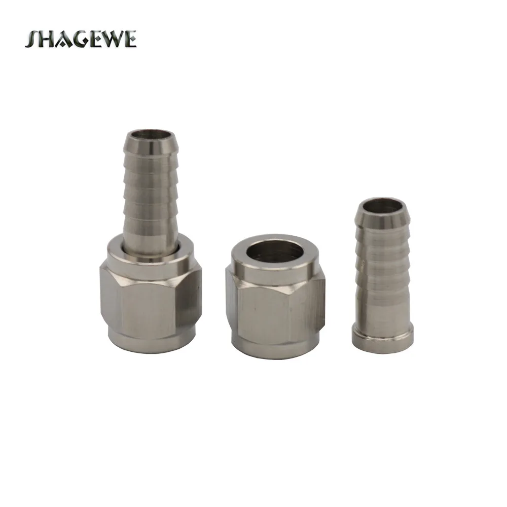 2 шт./лот вращающаяся гайка из нержавеющей стали 1/4 &quotID шариковый замок MFL фитинг