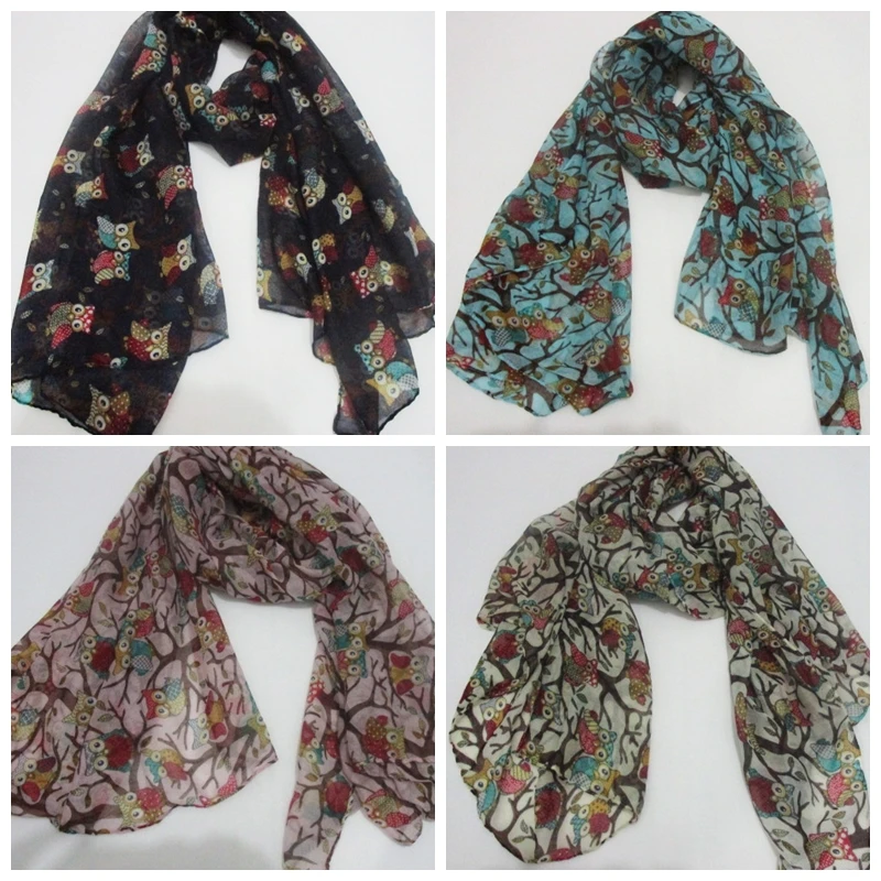 Бесплатная доставка новинка 2018 модный большой шарф с принтом в виде птиц и