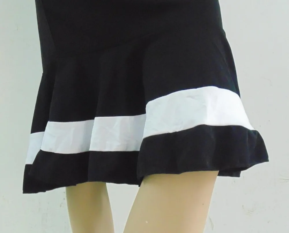 Женское Деловое платье карандаш облегающее черное Русалка с рукавом 100% для офиса