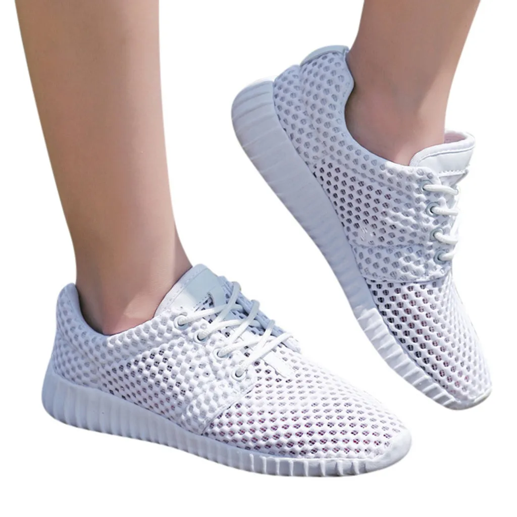 Мужские и женские кроссовки KANCOOLD белые дышащие из сетчатого материала chaussure homme