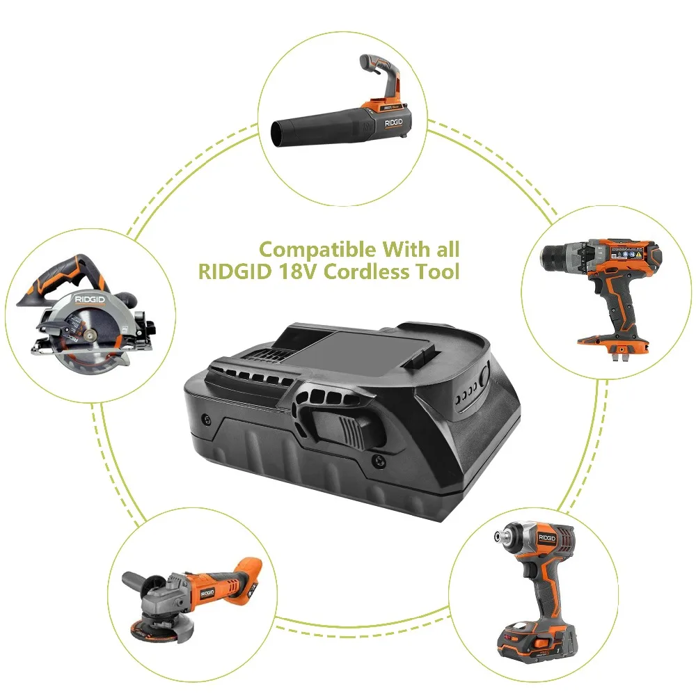 2000 мАч 18 в R840085 литий ионная аккумуляторная батарея для RIDGID R840083 CS0921 R84008 AC840084 L1830R