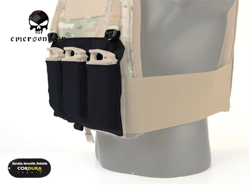 Сумка журнал Emerson M4 Triple для жилета 4019/4020 боевой жилет страйкбола мягкая сумка
