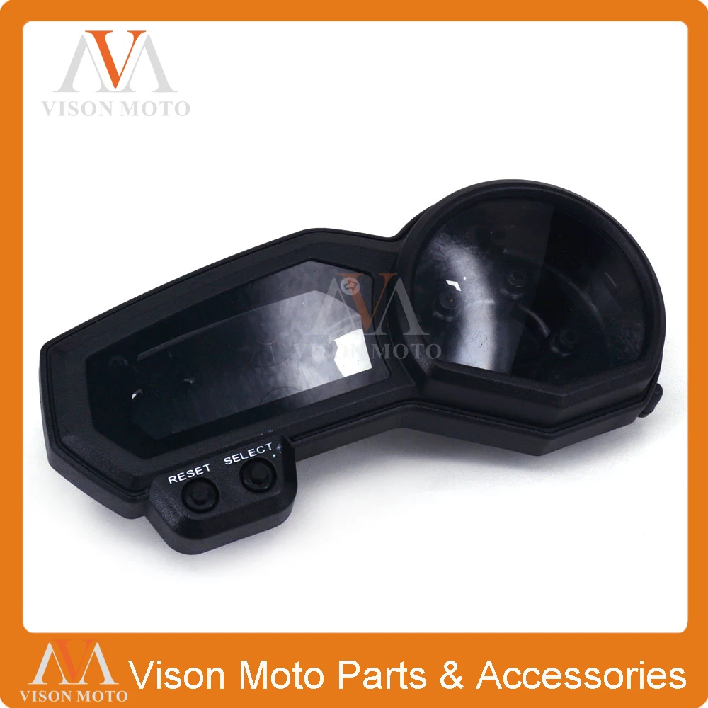 

Speed Meter Clock Instrument Case Gauges Odometer Tachometer Housing Box Cover For YAMAHA FZ1 FZ1N FZ1S DOUBLE TURN 06-11